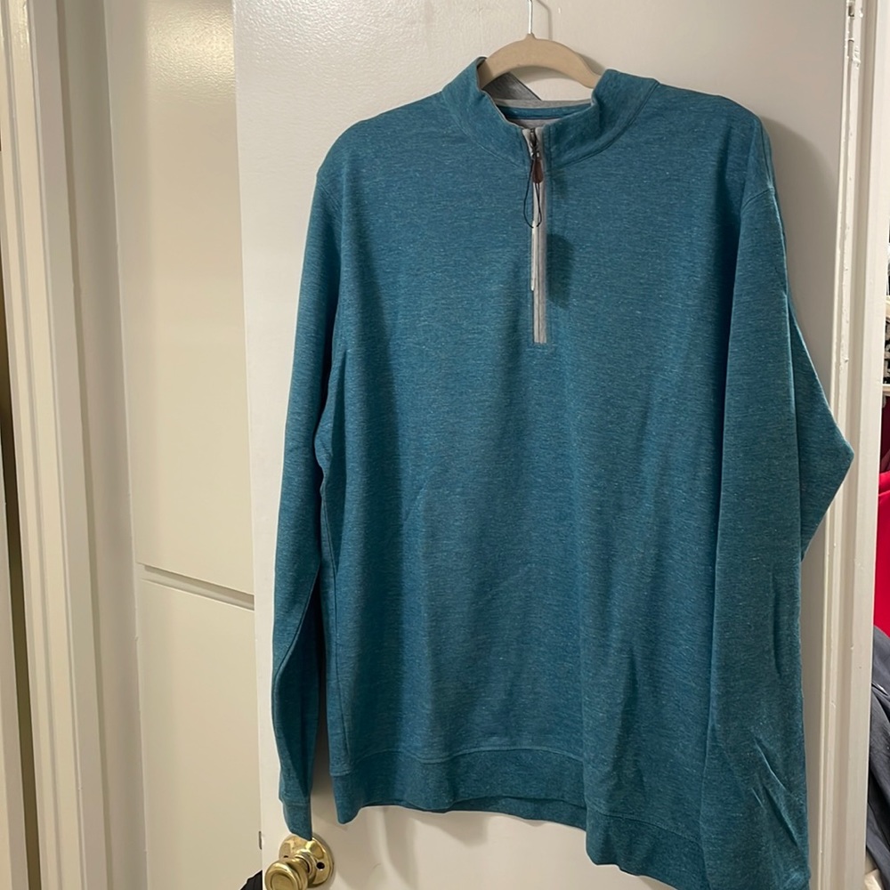 Johnnie-O Sully Quarter Zip Pullover - Large